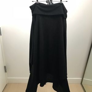Black Off the Shoulder Poncho Style Top size M